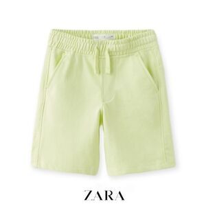 ZARA Kids | Light Lime Green | PLUSH SHORTS